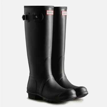 HUNTER Black Original Tall Rain Boots