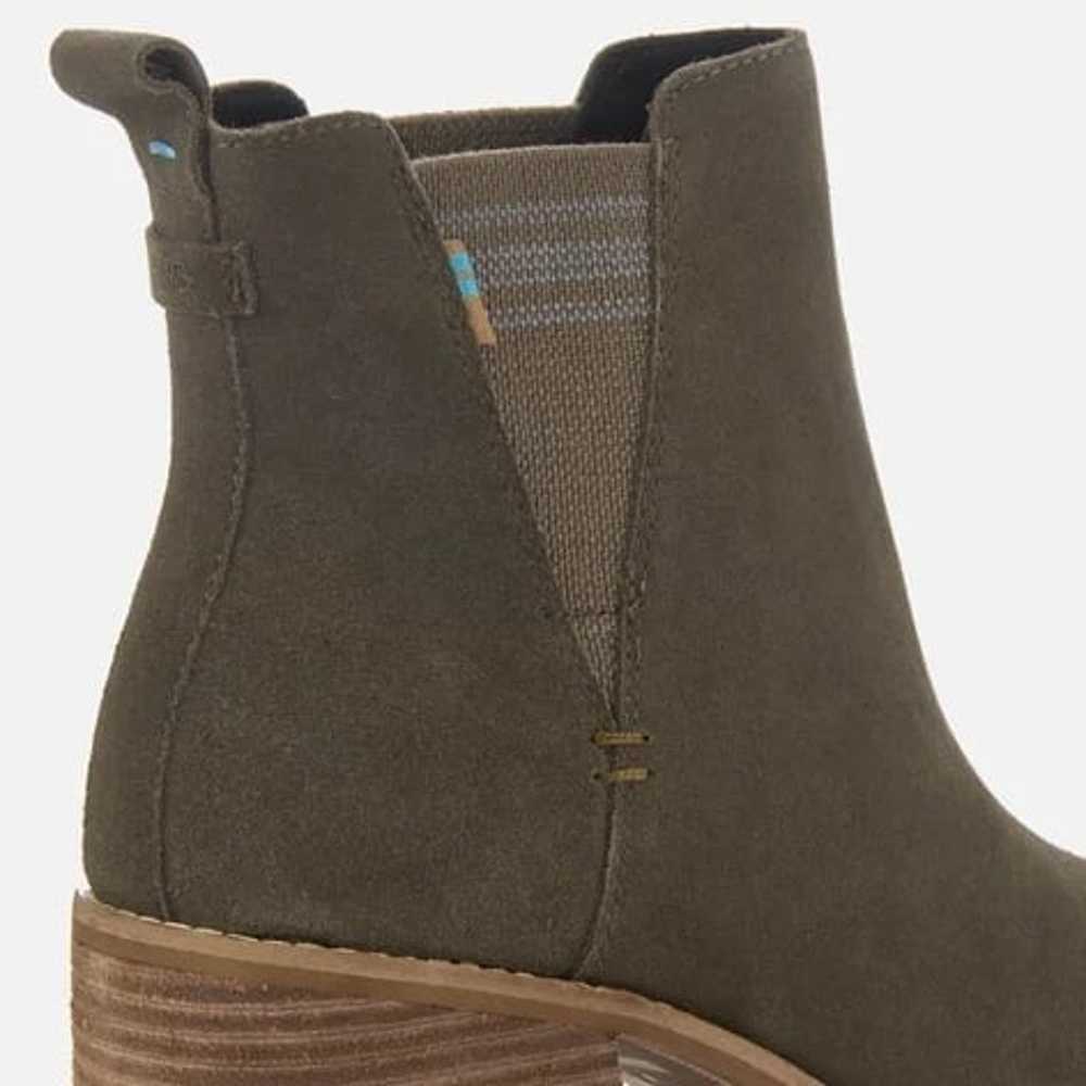 TOMS Womens Esme Suede Chelsea Boots - Tarmac Oli… - image 2