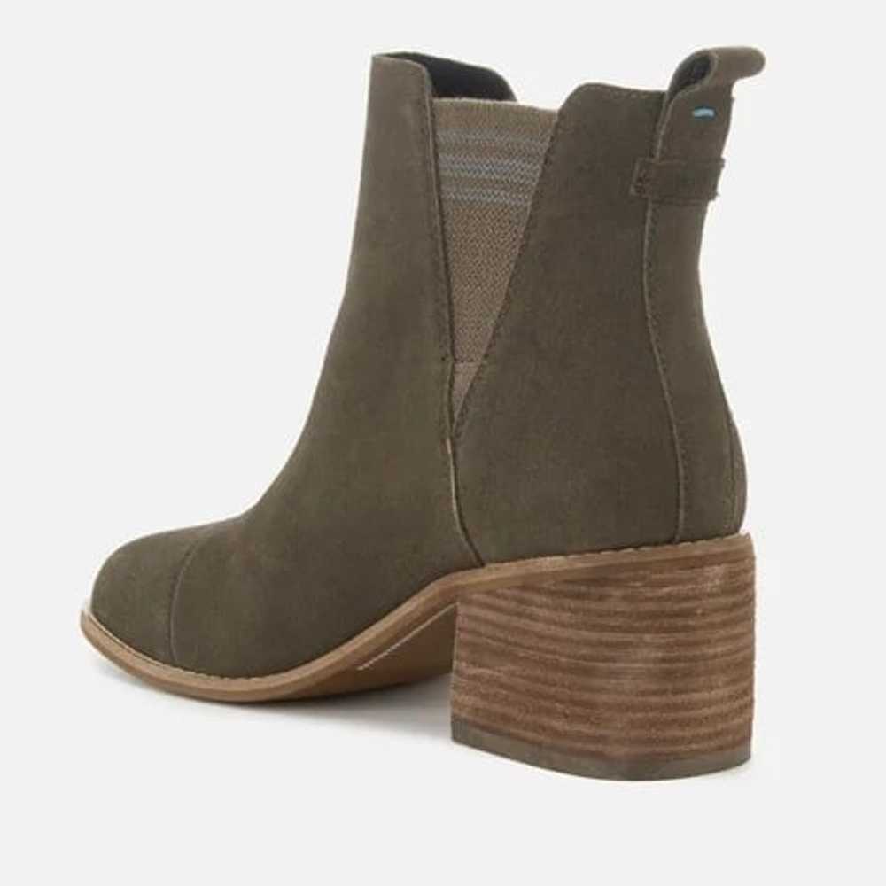 TOMS Womens Esme Suede Chelsea Boots - Tarmac Oli… - image 3