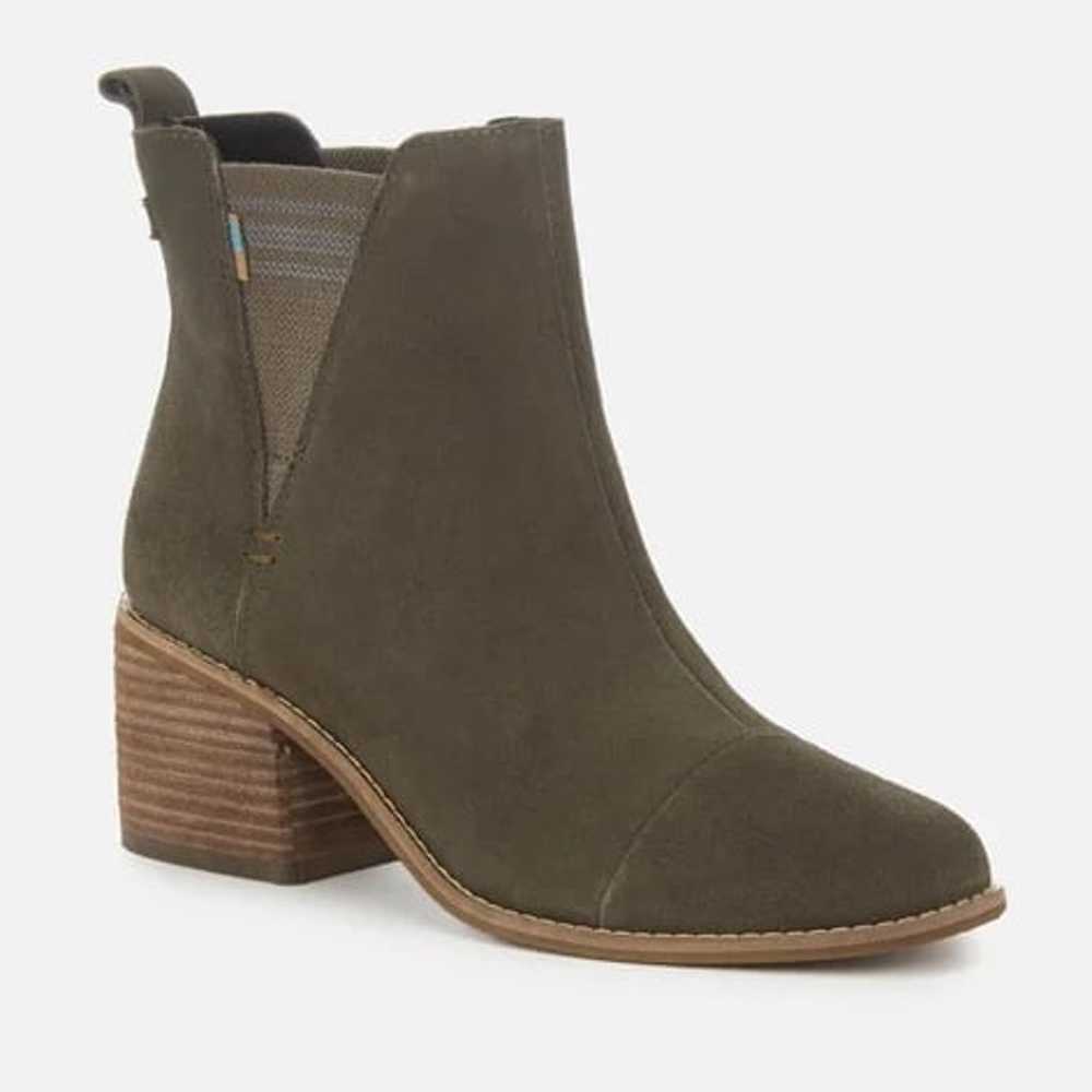 TOMS Womens Esme Suede Chelsea Boots - Tarmac Oli… - image 4