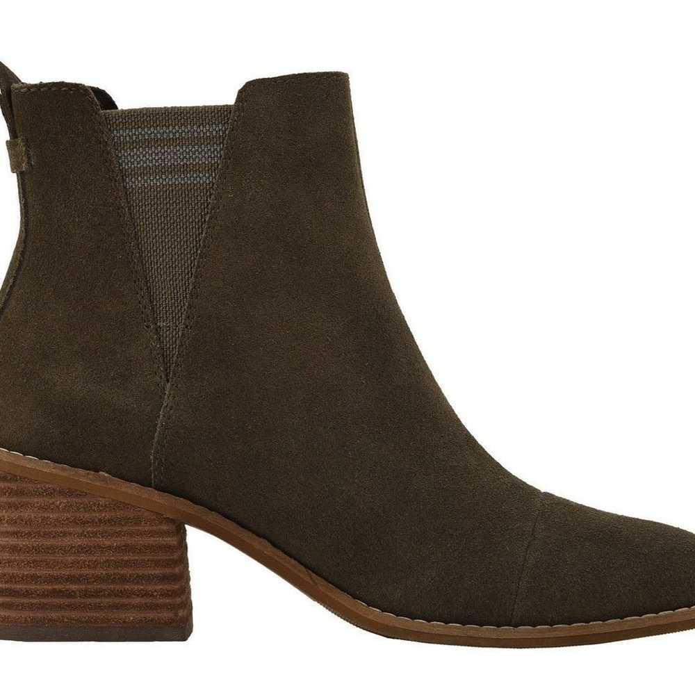 TOMS Womens Esme Suede Chelsea Boots - Tarmac Oli… - image 6