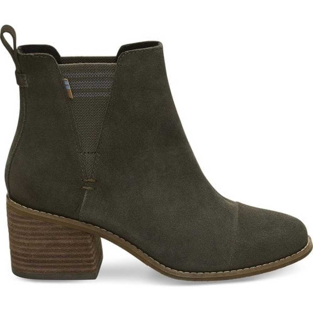 TOMS Womens Esme Suede Chelsea Boots - Tarmac Oli… - image 7