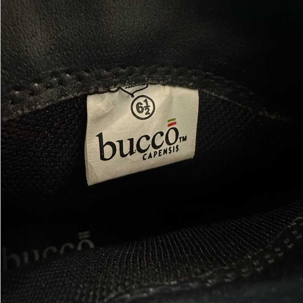 Bucco Black Western Cowgirl Booties Size 6.5 - image 7