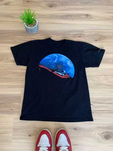 Streetwear Space-X Tesla in Space T-Shirt Black