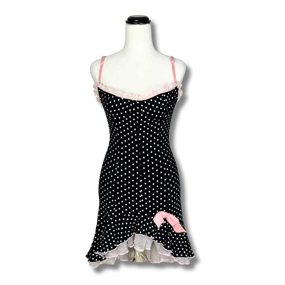 Wheels & Dollbaby Pinup Navy & Pink Mini Dress - image 1