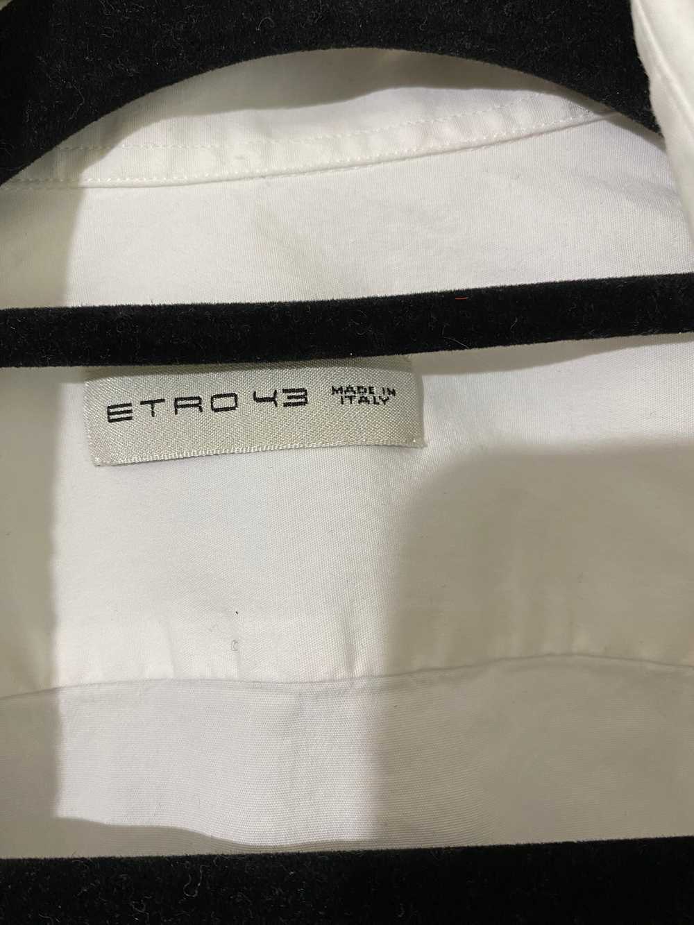 Etro White Classic Button Down Shirt - image 2