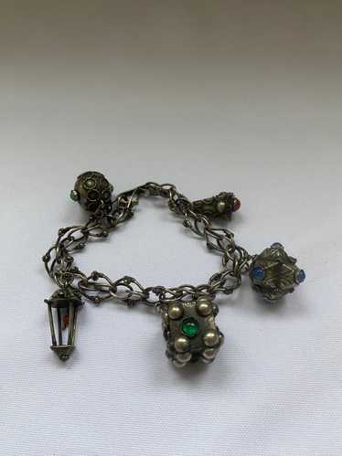 Antique Italian 800 Silver Etruscan Style Bracelet