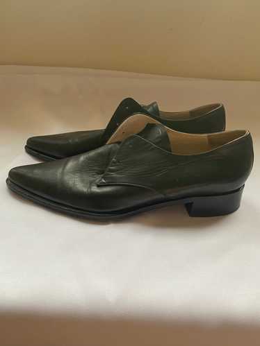 Black Boss Hugo Boss Pointed Leather Dress Shoes