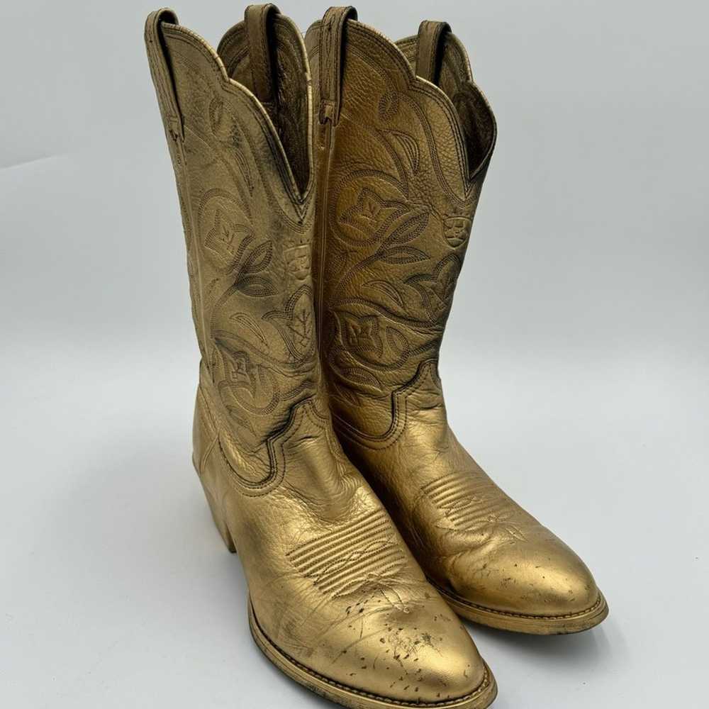ARIAT Gold tailgate Distressed size 9B cowgirl Dr… - image 1