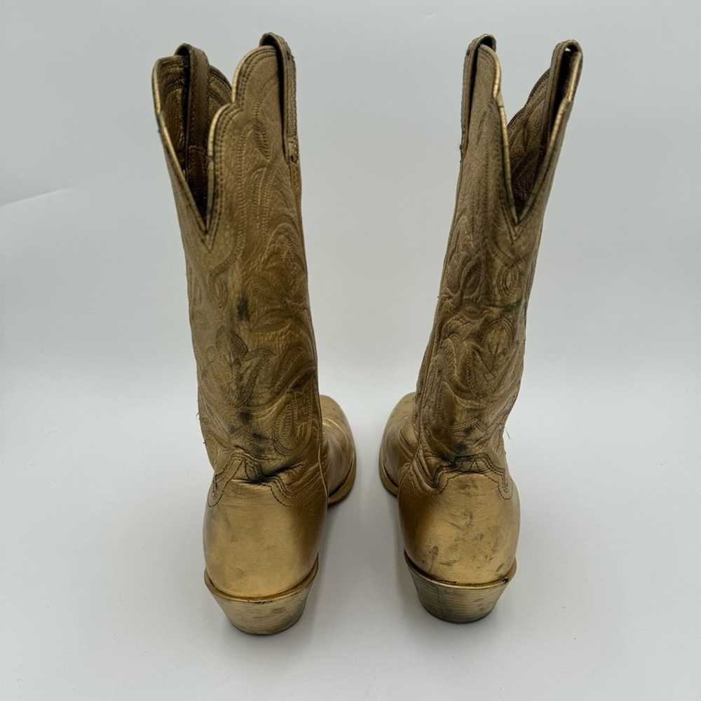 ARIAT Gold tailgate Distressed size 9B cowgirl Dr… - image 7