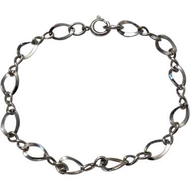 Sterling Silver Charm Bracelet 7" - image 1