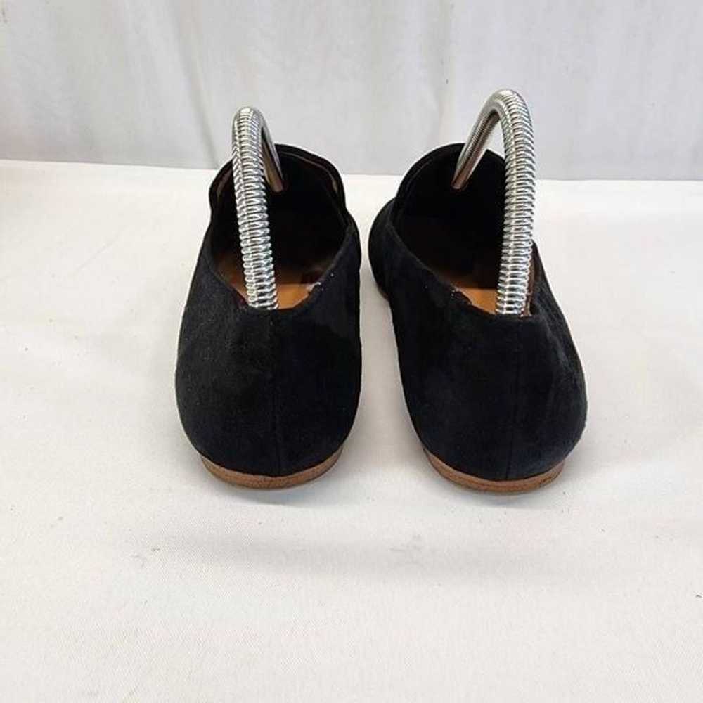 J. Crew Suede Smoking Loafers Flats Black Size 9 - image 3