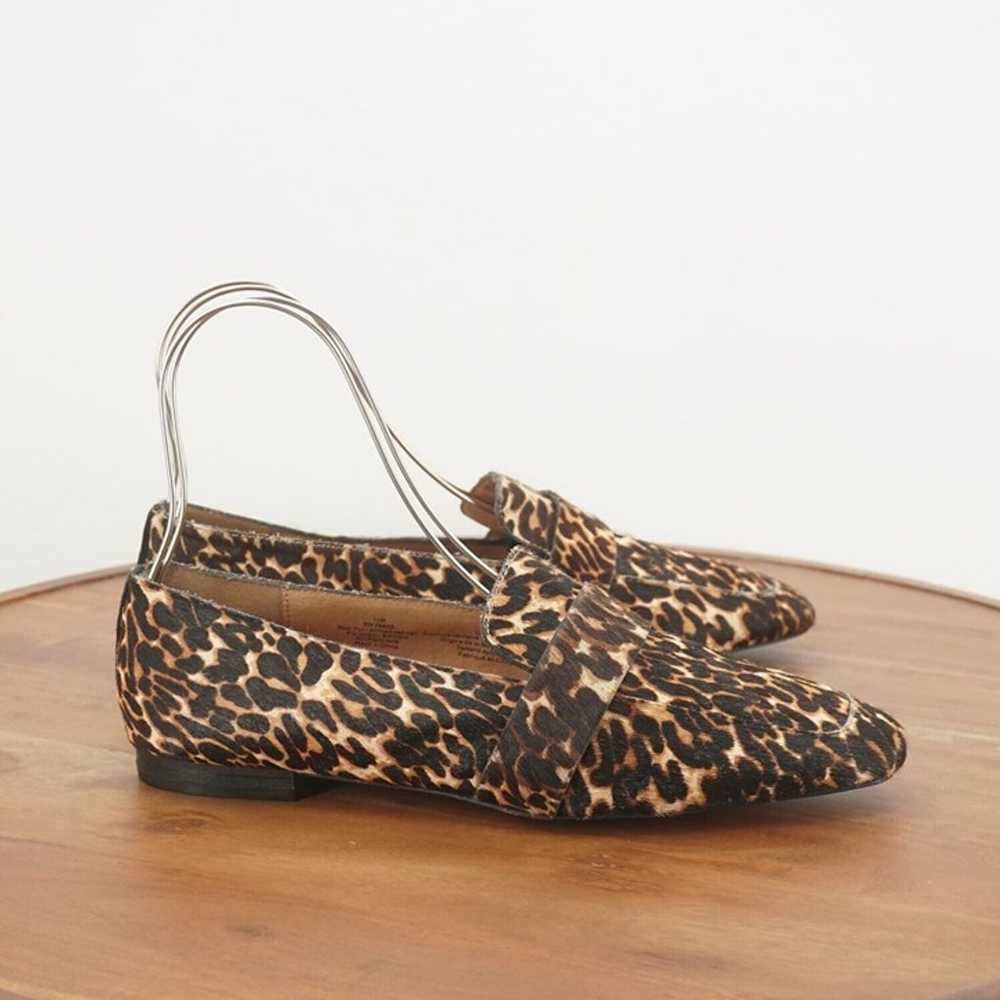 Halogen Womens Lucy Loafers Beige Brown Leopard P… - image 1