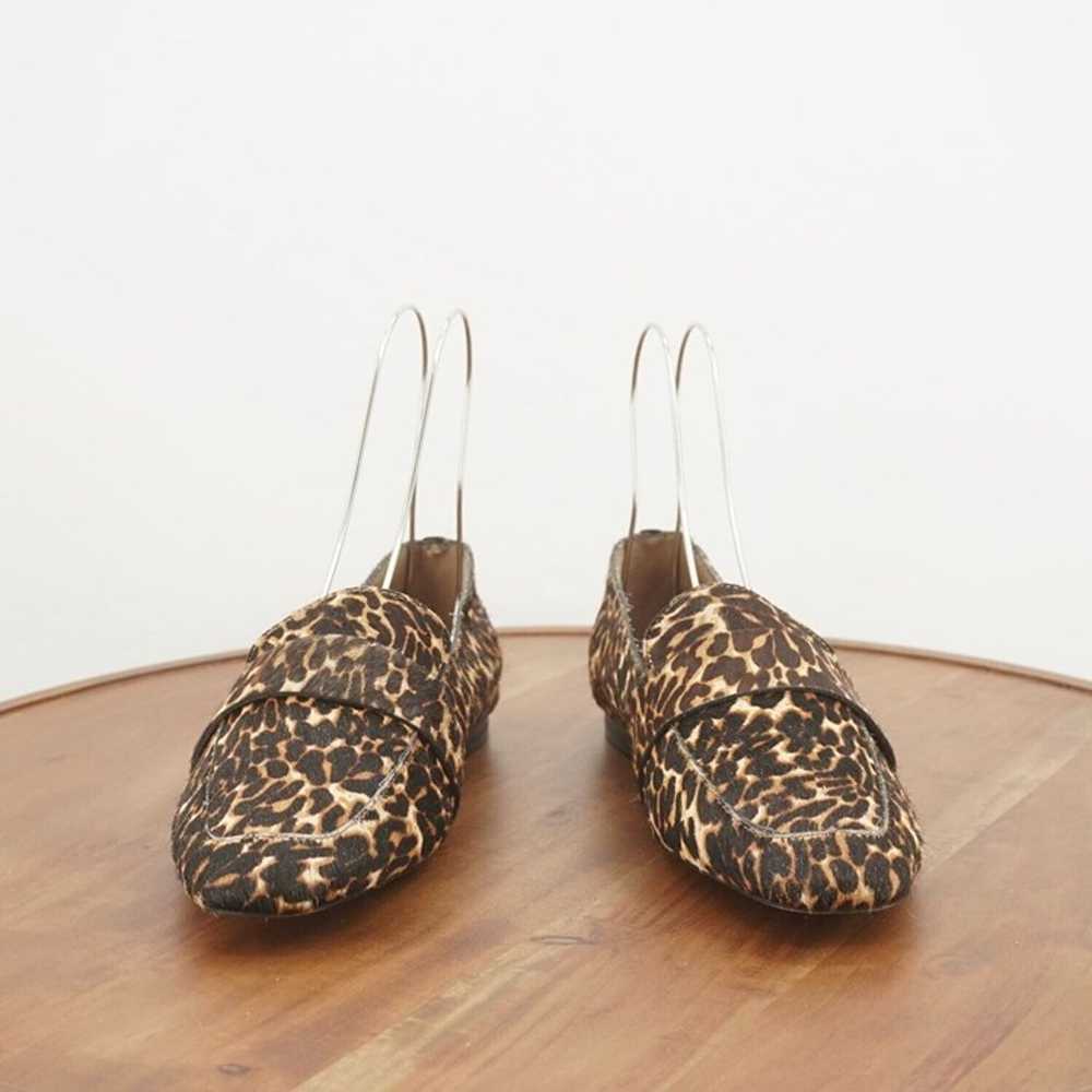 Halogen Womens Lucy Loafers Beige Brown Leopard P… - image 3