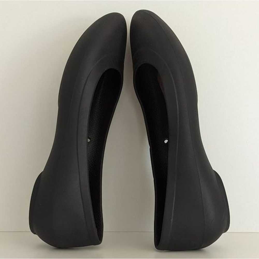 Crocs Lina Iconic Comfort Black Almond Toe Flats … - image 6