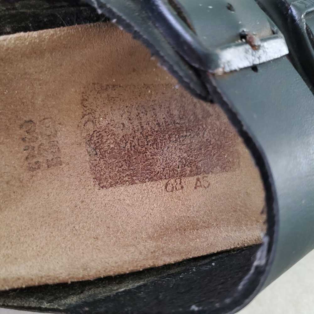 Birkenstock Arizona Sandals 38 Black Oiled Leathe… - image 11