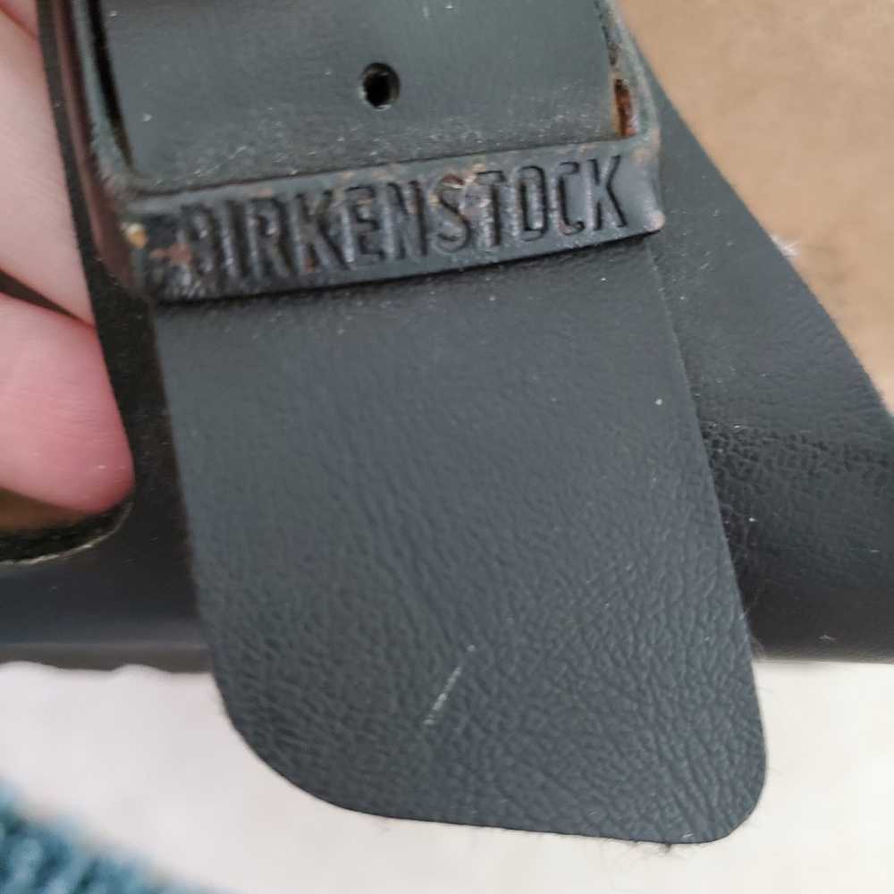 Birkenstock Arizona Sandals 38 Black Oiled Leathe… - image 9