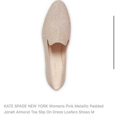 size 8.5 New KATE SPADE NEW YORK Womens Pink Metal