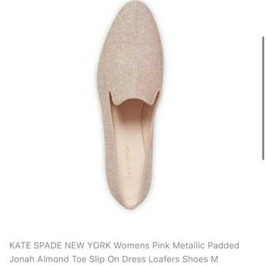 size 8.5 New KATE SPADE NEW YORK Womens Pink Meta… - image 1