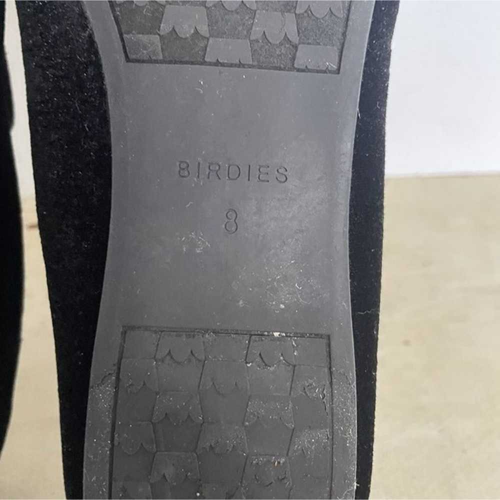 Birdies Size 8 W Black Loafer Velvet Flat - image 7