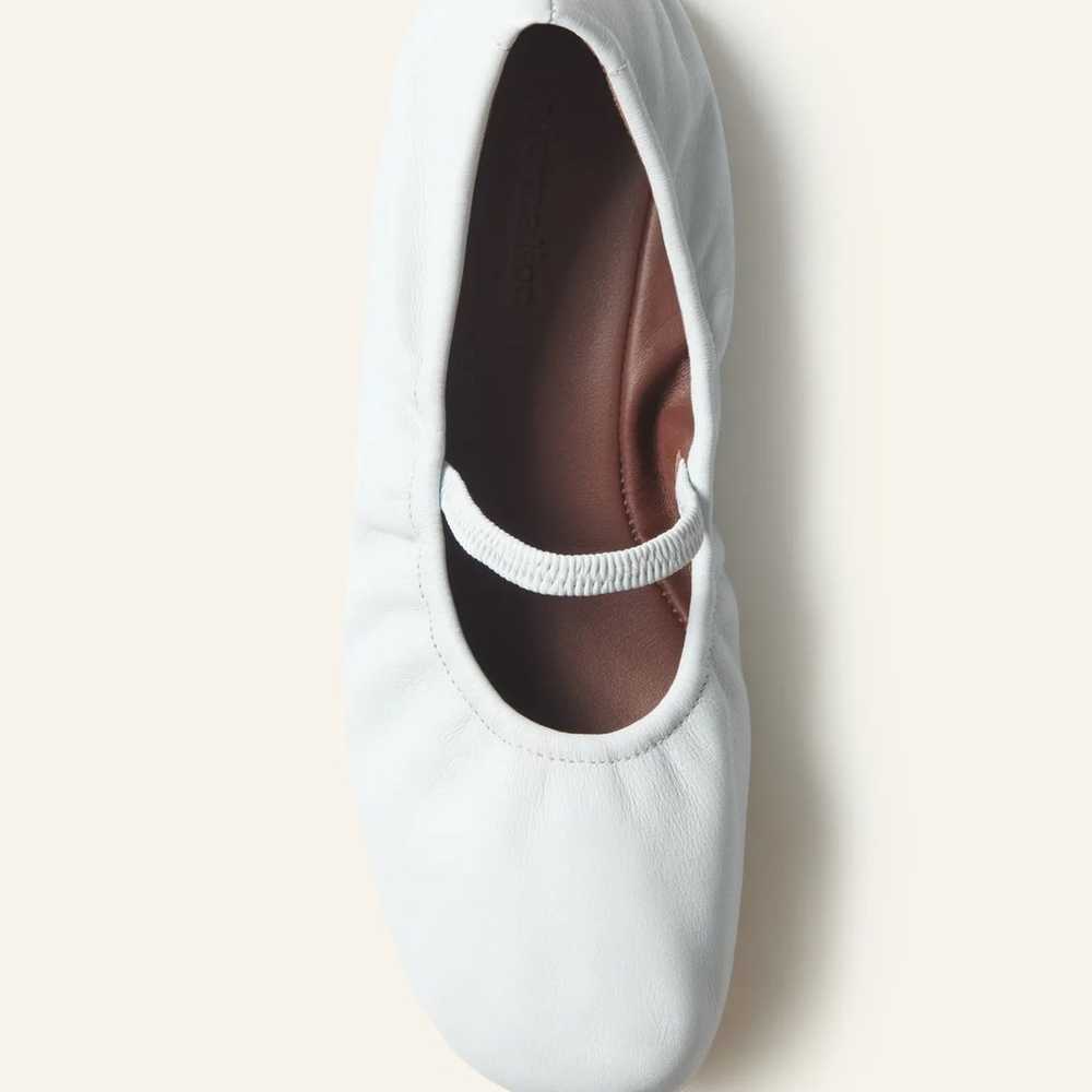 Reformation Buffy Ruched Ballet Flat - image 5