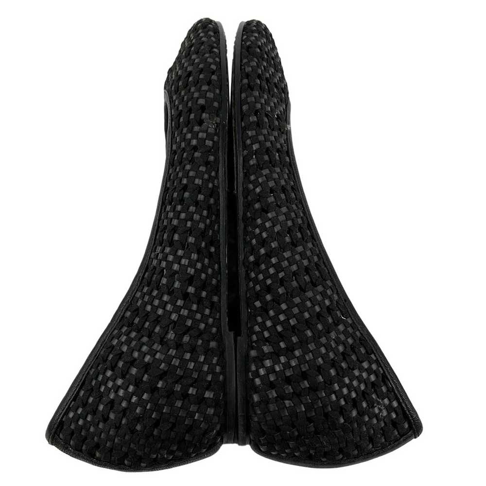 Eileen Fisher Black Perforated Flats Hidden Wedge… - image 6