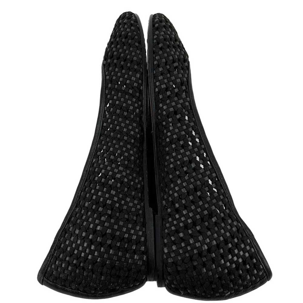 Eileen Fisher Black Perforated Flats Hidden Wedge… - image 7