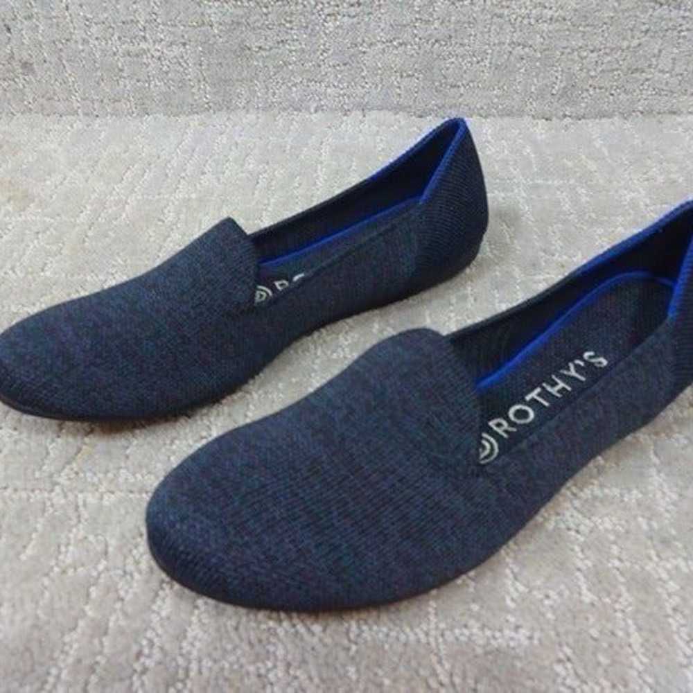 Rothys The Loafers Women's Size 7 US Navy Heather… - image 11