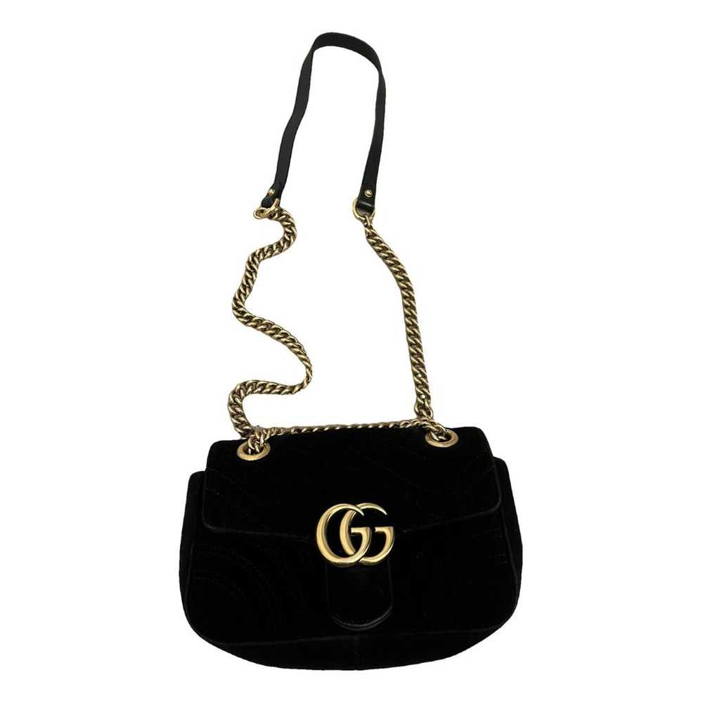 Gucci Marmont velvet clutch bag - image 1