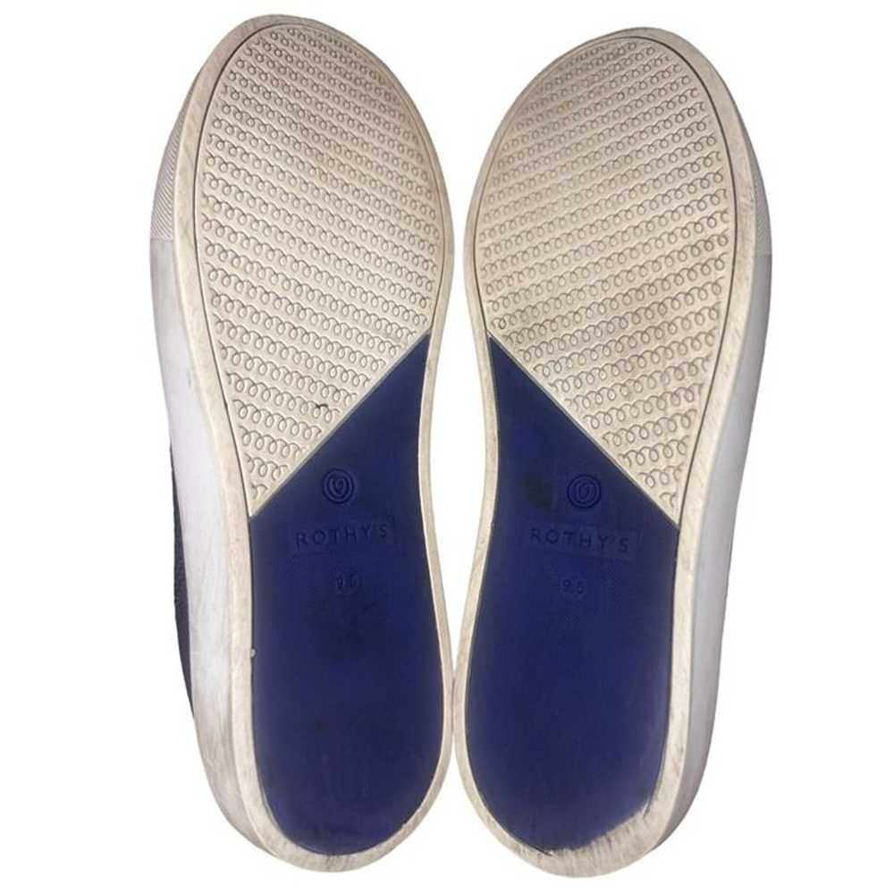 Rothys Slip On Snickers Womens 9.5 Blue Maritime … - image 12