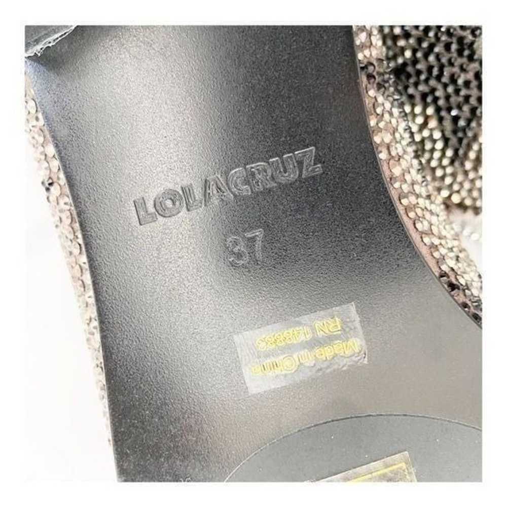 Lola Cruz Crystal Embellished Star Loafers - image 8