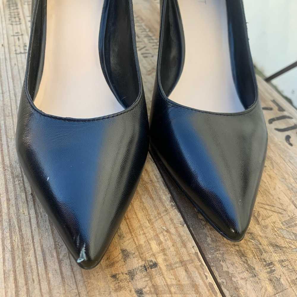 Nine West classic black pumps heels 7 1/2 M - image 3