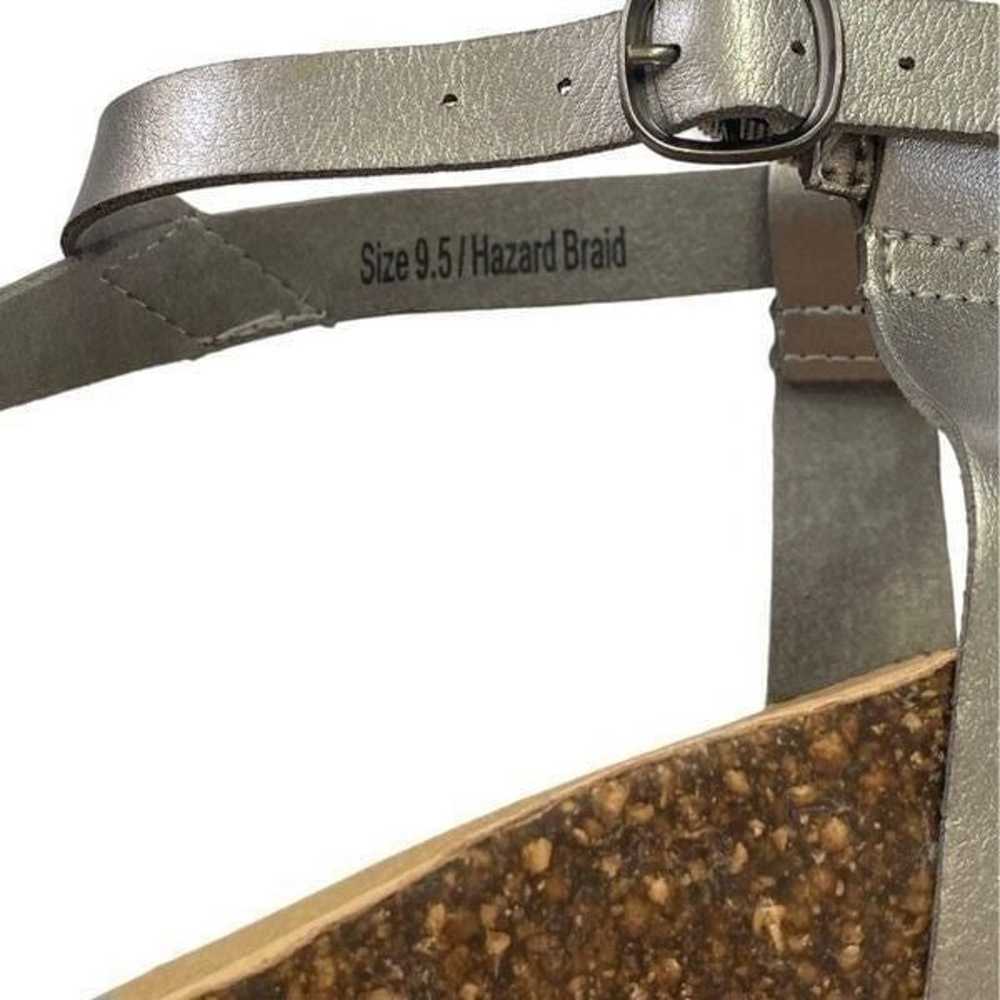 Blowfish Malibu Silver Hazard Braid Wedge Sandal - image 2