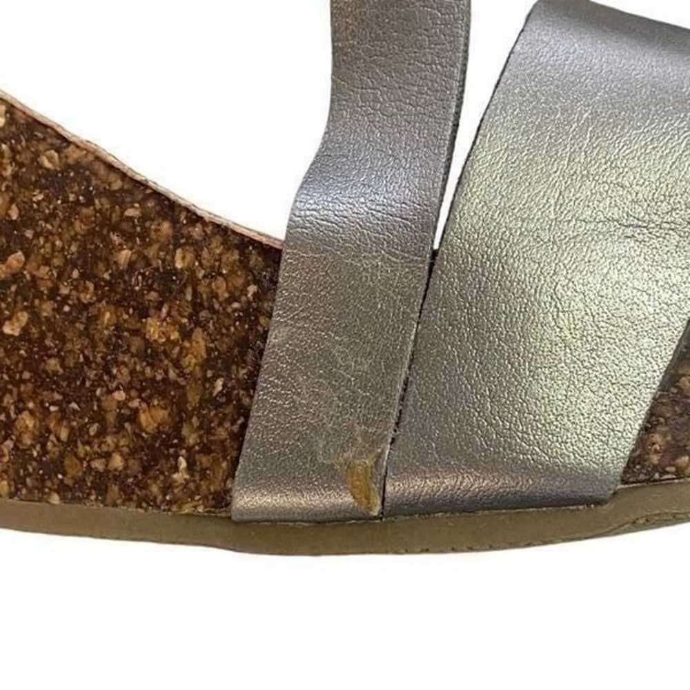 Blowfish Malibu Silver Hazard Braid Wedge Sandal - image 5