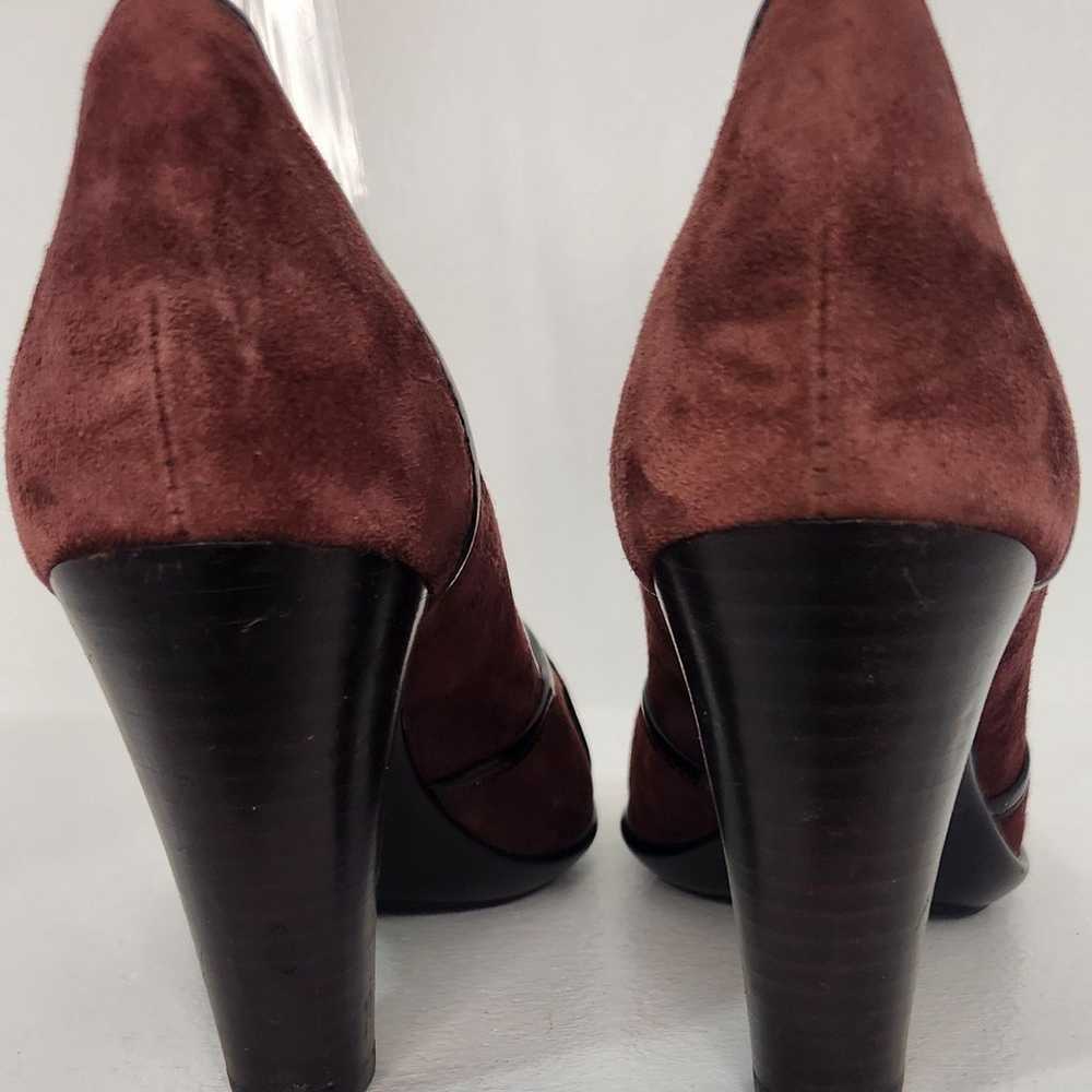 Sofft Size 5  Suede Leather in Merlot Burgundy Op… - image 5