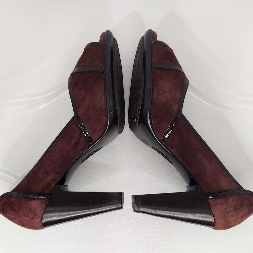 Sofft Size 5  Suede Leather in Merlot Burgundy Op… - image 6