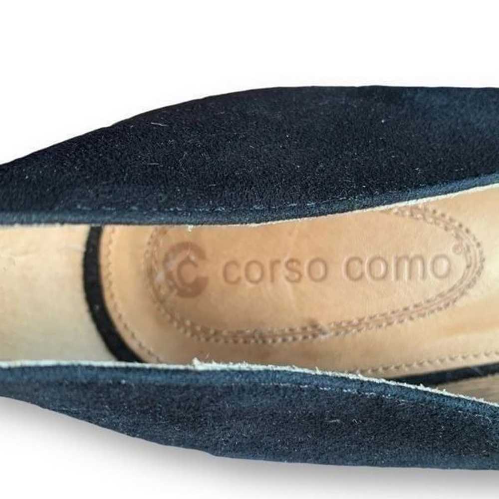 Corso Como Shoes Black Suede Round Toe Stilettos … - image 8