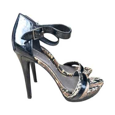 Jessica Simpson Stiletto Heels Size 37 7 Snake Pr… - image 1