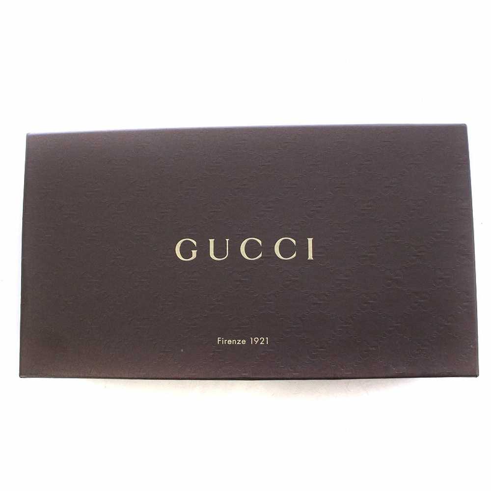 36 Gucci Pumps Round Toe Stiletto Heel Leather Pl… - image 8