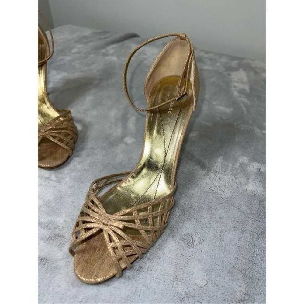 Women’s Glam KATE SPADE NY Metallic Gold Leather … - image 2