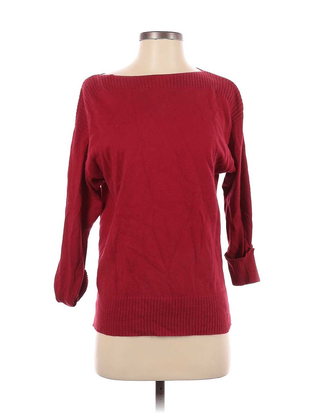 Chico's Women Red Pullover Sweater S - image 1