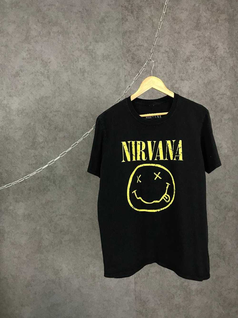 Band Tees × Nirvana × Rock T Shirt Nirvana smile … - image 1