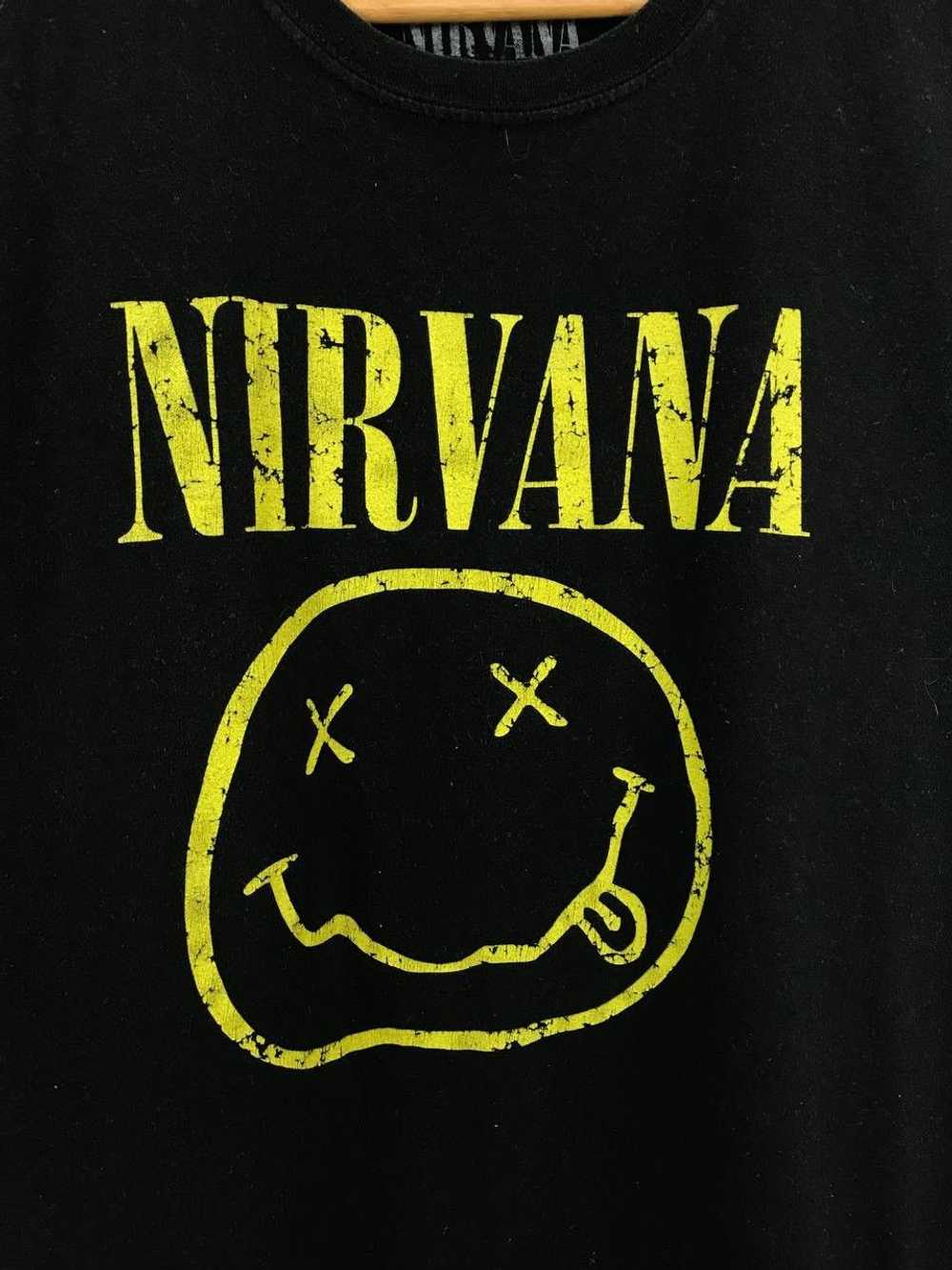 Band Tees × Nirvana × Rock T Shirt Nirvana smile … - image 3