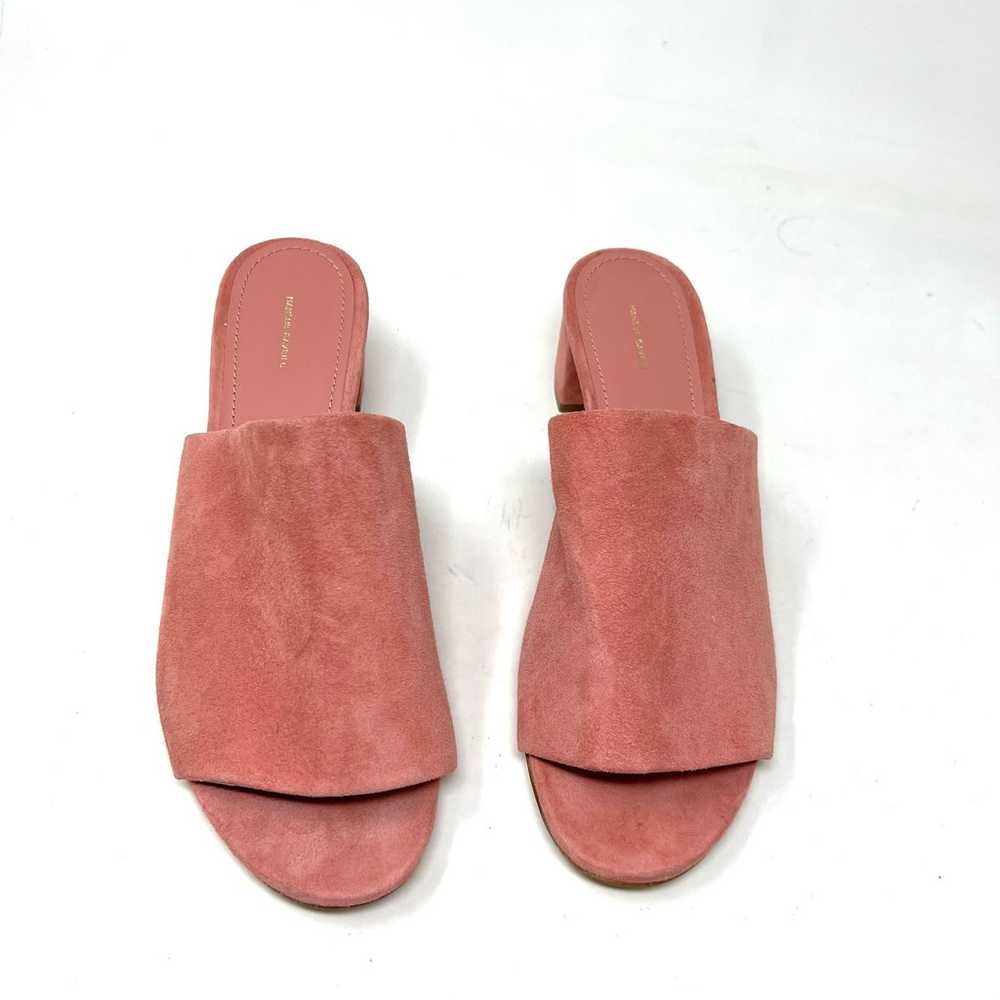 Mansur Gavriel Suede heels open toe sandals size … - image 2