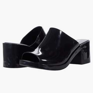 Melissa Shoes Mule II Sandal for Women Black Peep… - image 1