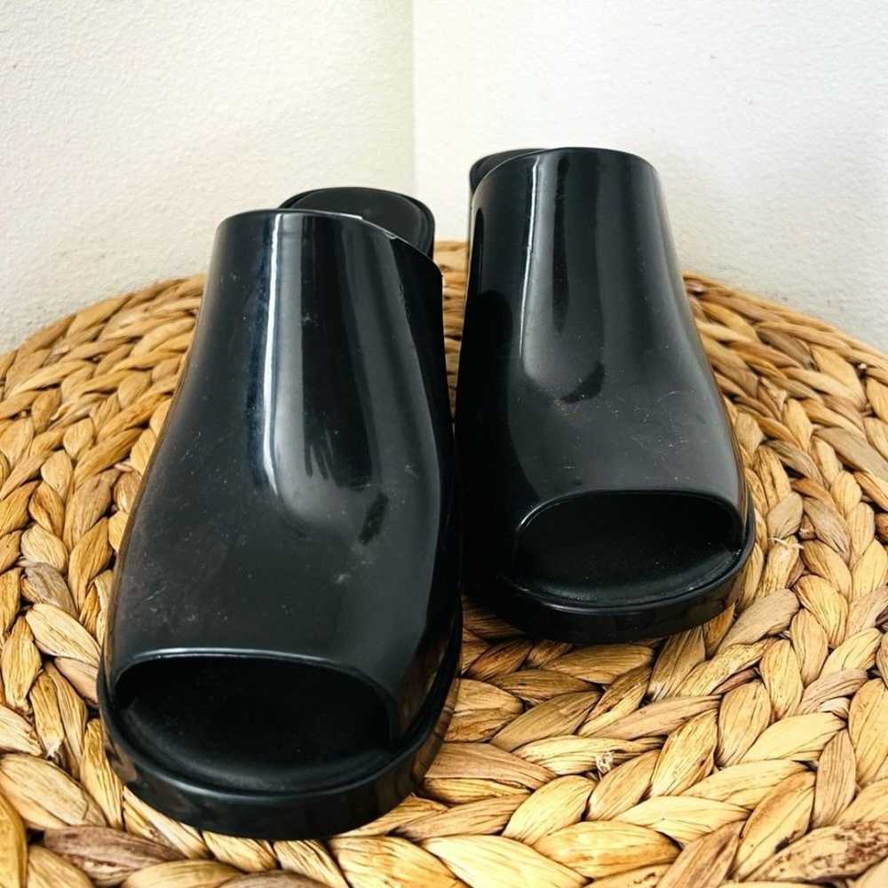 Melissa Shoes Mule II Sandal for Women Black Peep… - image 5