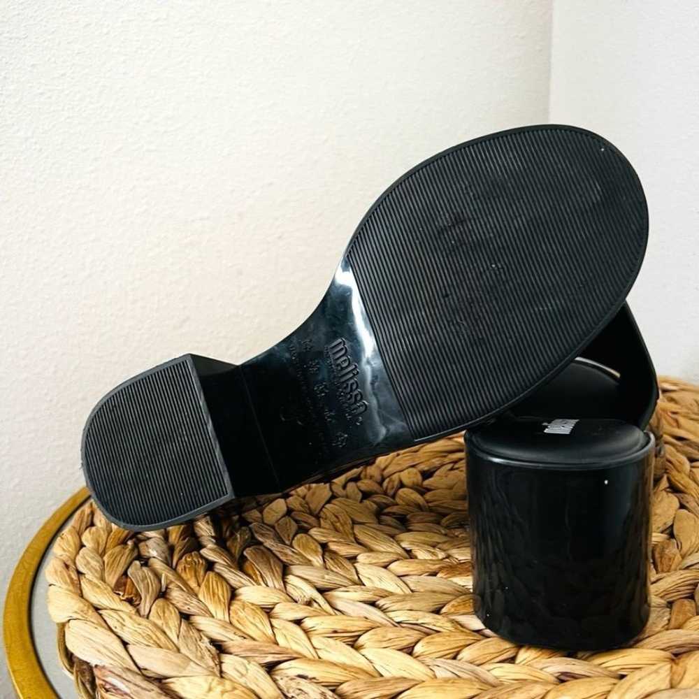 Melissa Shoes Mule II Sandal for Women Black Peep… - image 6