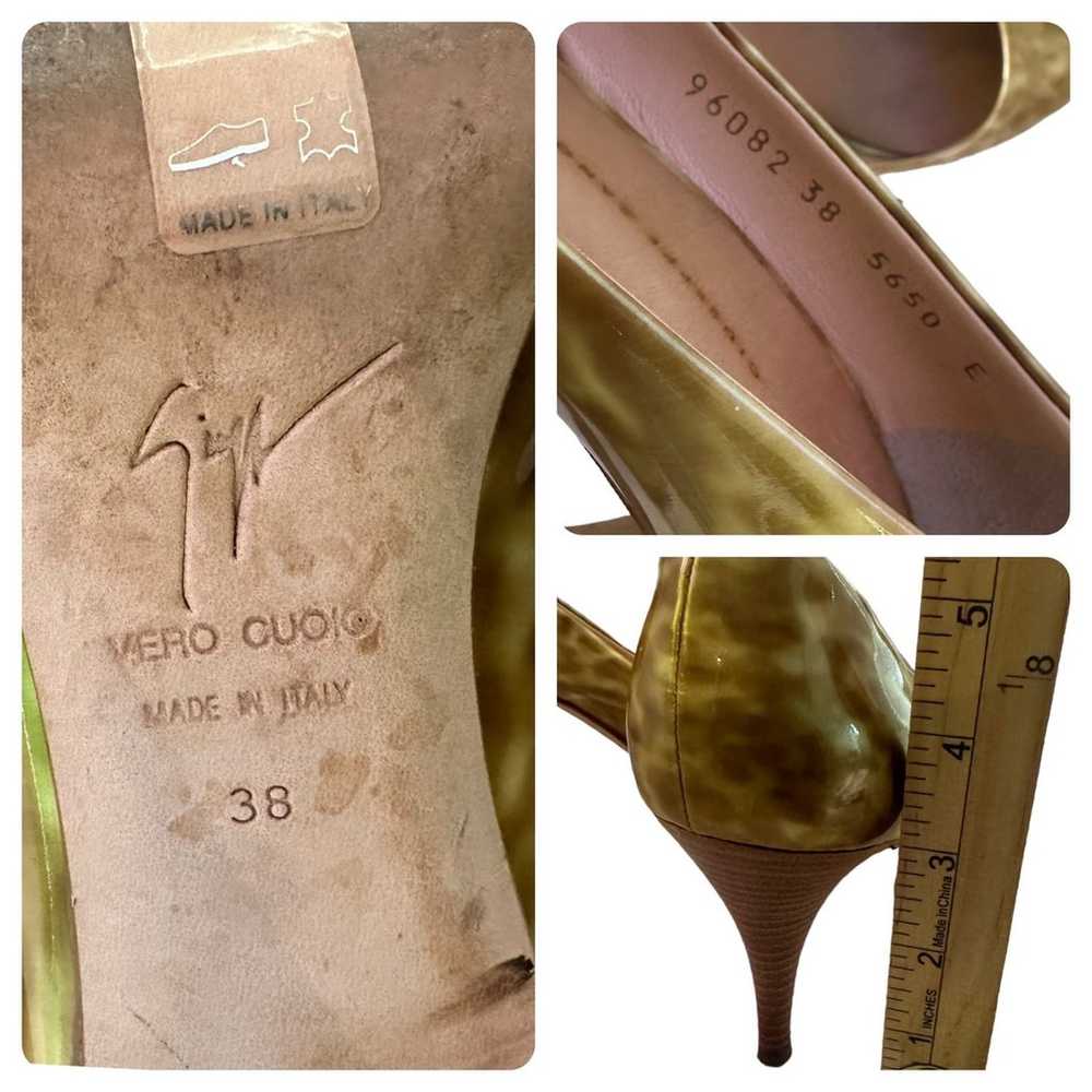 Giuseppe Zanotti Patent Leather Heels Animal Prin… - image 12