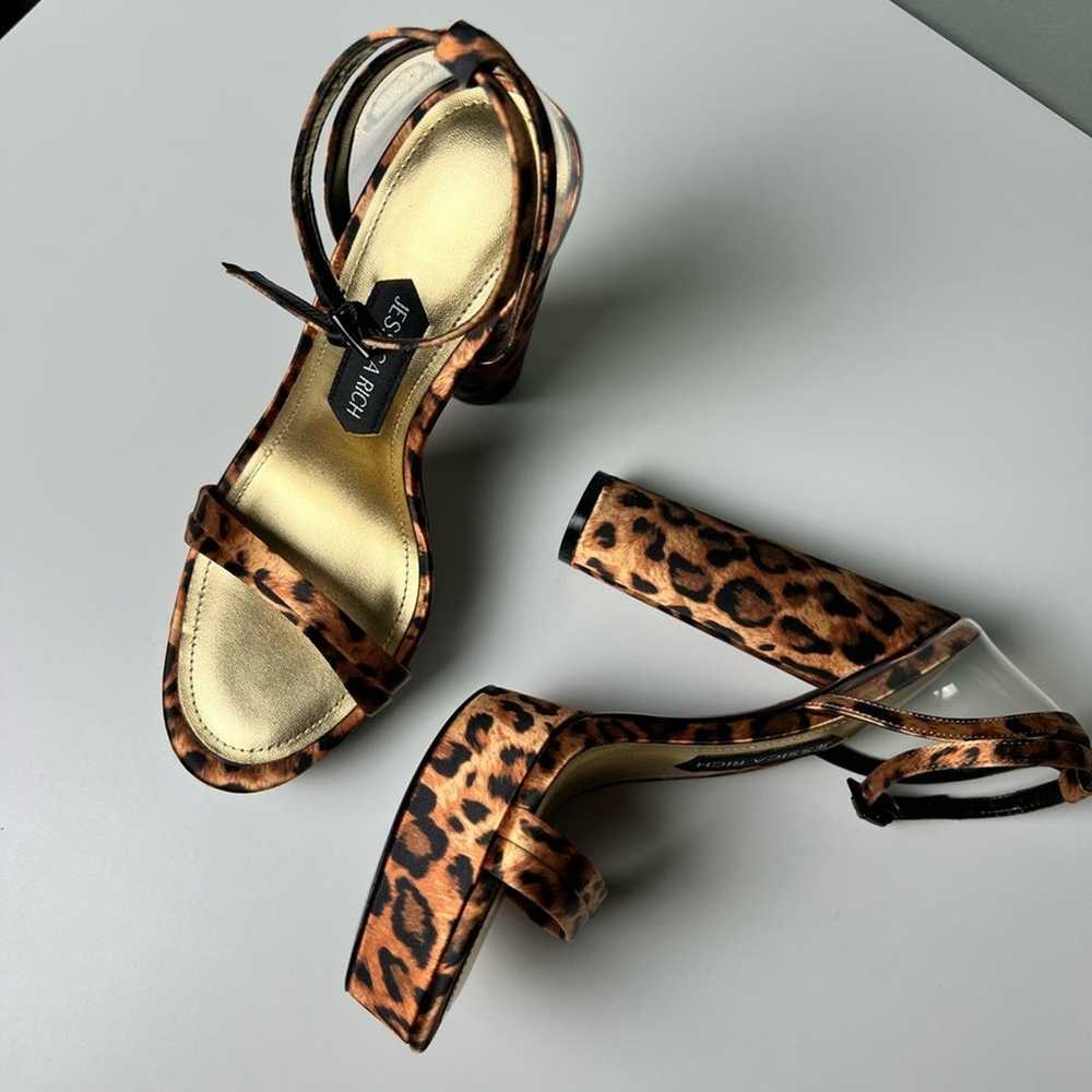 Jessica Rich Leopard Platform Sandal 8 - image 3
