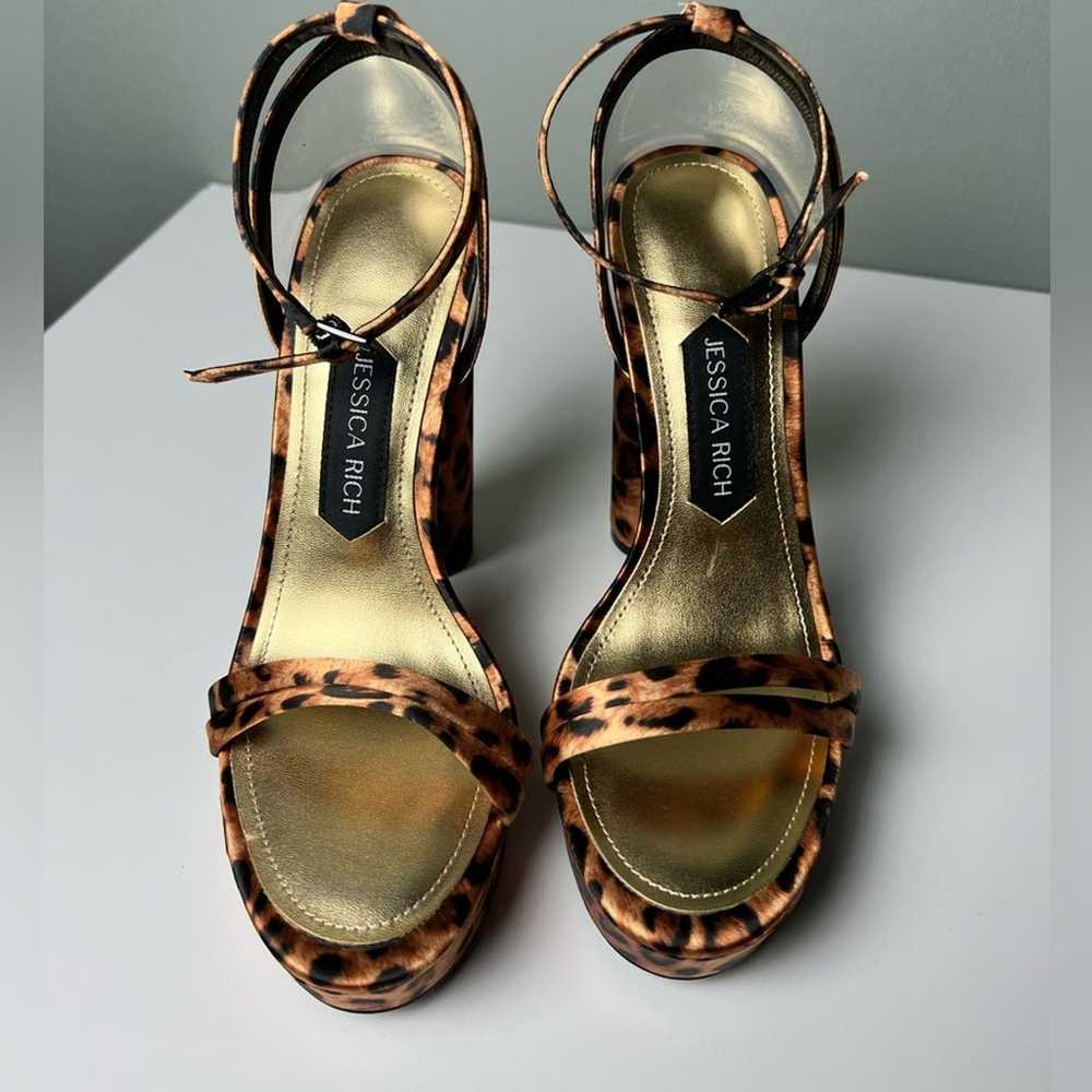 Jessica Rich Leopard Platform Sandal 8 - image 4